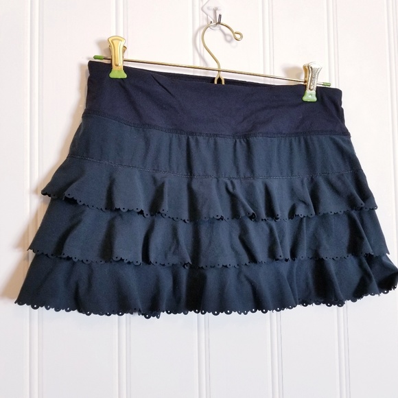 lululemon athletica Pants - Lululemon Laser-Cut, Ruffled, Tennis/Run Skort